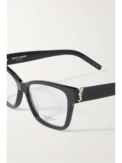 ysl black glasses|saint laurent clear sunglasses.